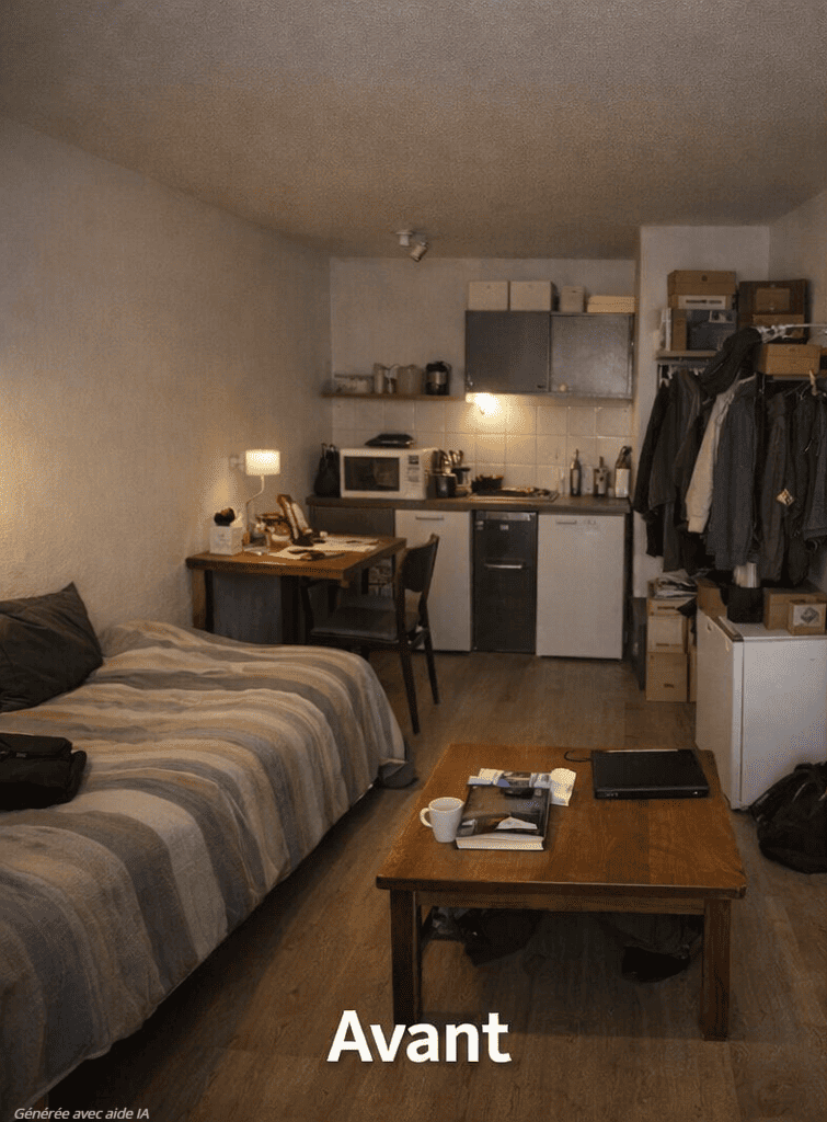 Studio avant réaménagement