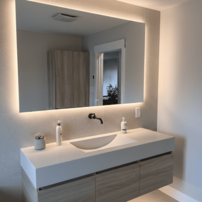 Meuble vasque pierre et bois naturel Meuble vasque pierre et bois naturel