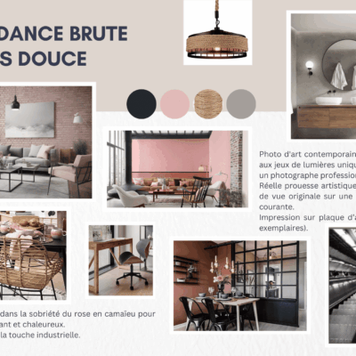 Planche tendance brut mais douce Planche tendance brut mais douce