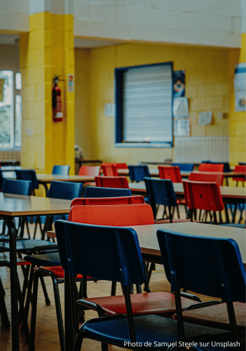 optimisation espace communal cantine scolaire avant réorganisation